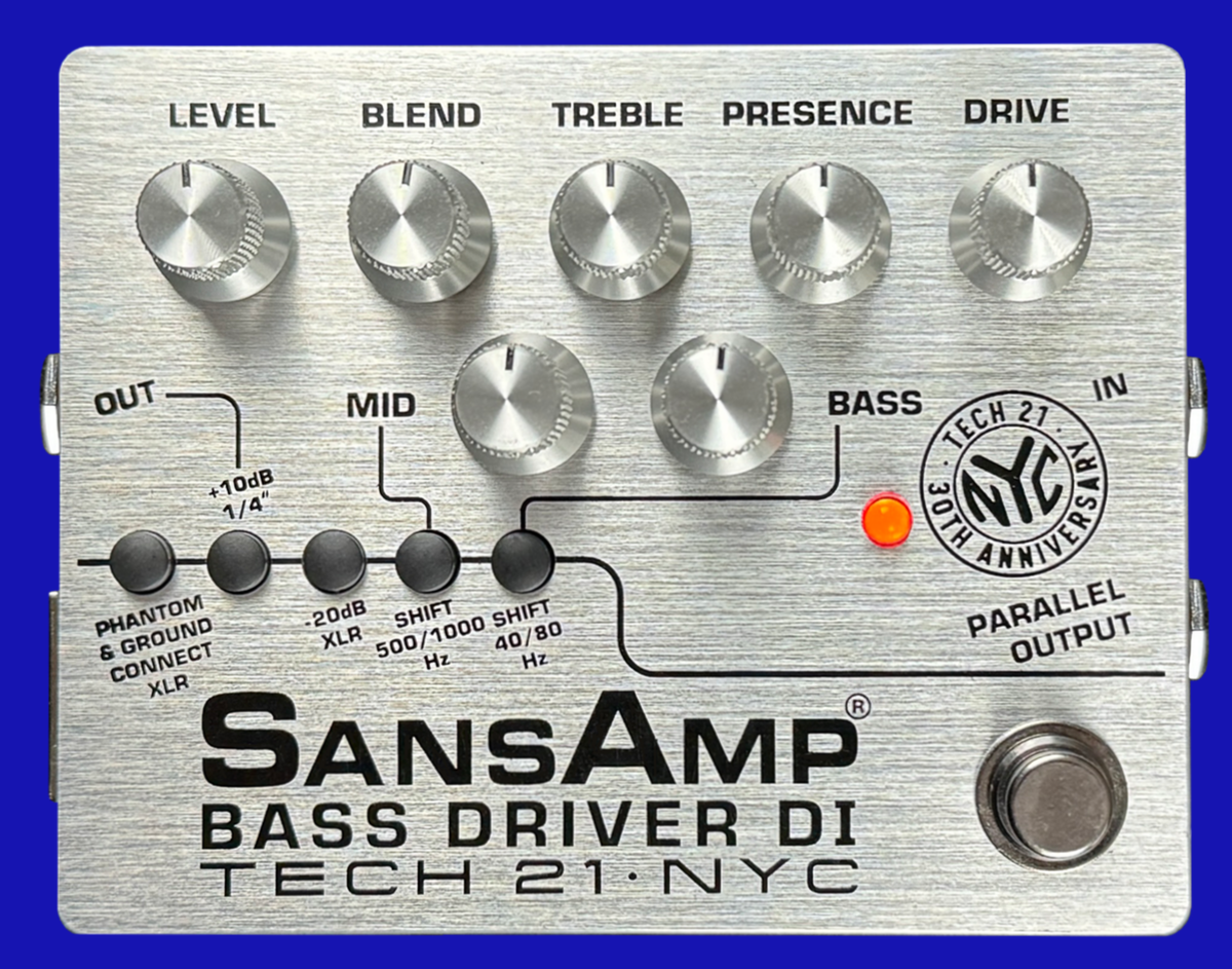Tech 21 SansAmp Bass Driver DI 30th Anniversary